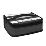 Grey And White American Flag Print Small Lunch Bag