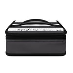 Grey And White American Flag Print Small Lunch Bag