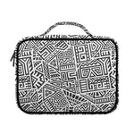 Grey And White Aztec Pattern Print Briefcase Bible Bag