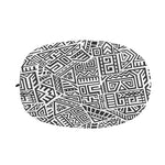 Grey And White Aztec Pattern Print Car Side Mirror Covers