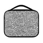 Grey And White Aztec Pattern Print Classic Bible Case
