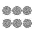 Grey And White Aztec Pattern Print Coaster Set