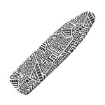 Grey And White Aztec Pattern Print Ironing Board Cover