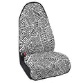 Grey And White Aztec Pattern Print Waterproof Car Seat Cover