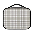 Grey And White Border Tartan Print Classic Bible Case