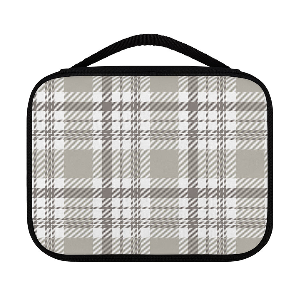 Grey And White Border Tartan Print Classic Bible Case