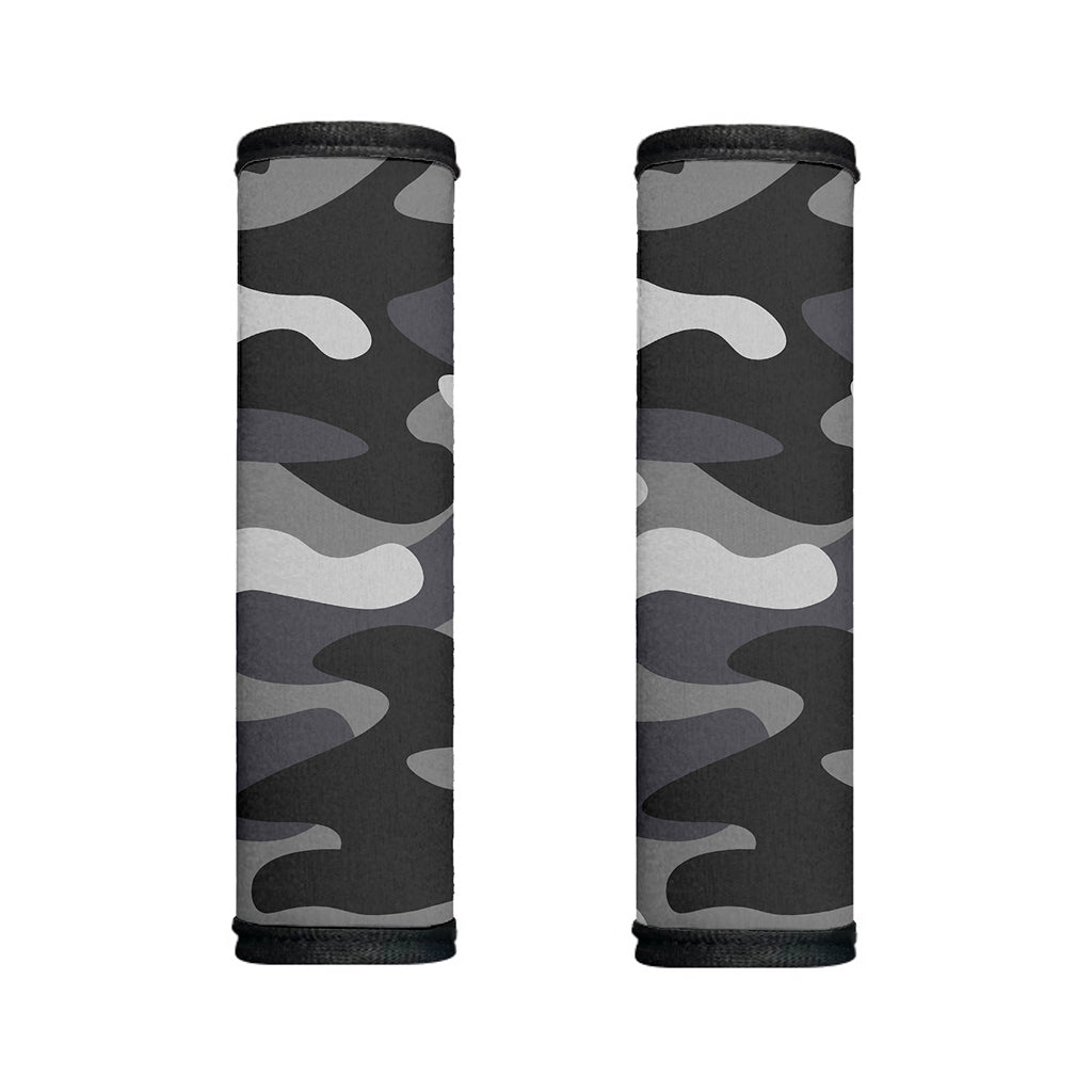 Grey And White Camouflage Print Handle Covers