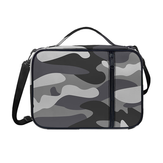 Grey And White Camouflage Print Shoulder Strap Bible Bag