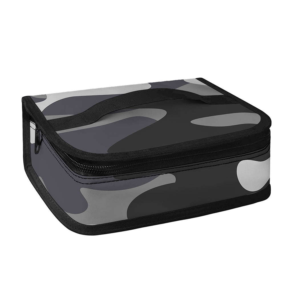 Grey And White Camouflage Print Small Lunch Bag