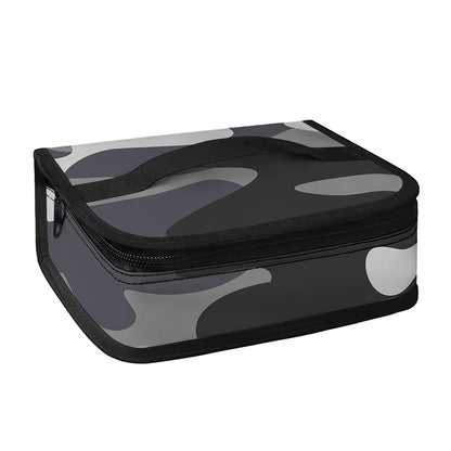 Grey And White Camouflage Print Small Lunch Bag