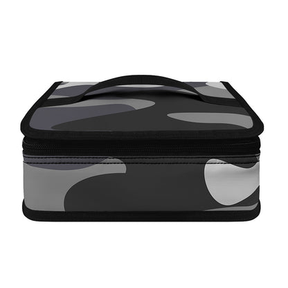 Grey And White Camouflage Print Small Lunch Bag