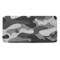 Grey And White Camouflage Print Towel