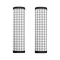Grey And White Check Pattern Print Handle Covers