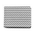 Grey And White Chevron Pattern Print Bifold Wallet