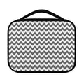 Grey And White Chevron Pattern Print Classic Bible Case