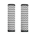 Grey And White Chevron Pattern Print Handle Covers