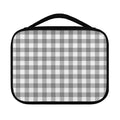 Grey And White Gingham Pattern Print Classic Bible Case
