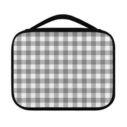 Grey And White Gingham Pattern Print Classic Bible Case