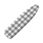Grey And White Gingham Pattern Print Ironing Board Cover