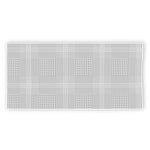 Grey And White Glen Plaid Print Beach Towel