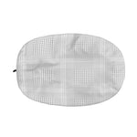 Grey And White Glen Plaid Print Car Side Mirror Covers