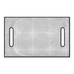 Grey And White Glen Plaid Print Golf Cart Seat Cover