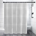 Grey And White Glen Plaid Print Premium Shower Curtain