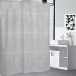 Grey And White Glen Plaid Print Premium Shower Curtain