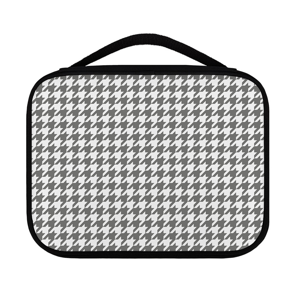 Grey And White Houndstooth Pattern Print Classic Bible Case