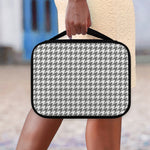 Grey And White Houndstooth Pattern Print Classic Bible Case