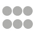 Grey And White Houndstooth Pattern Print Coaster Set