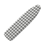 Grey And White Houndstooth Pattern Print Ironing Board Cover