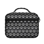 Grey And White Paw Knitted Pattern Print Briefcase Bible Bag
