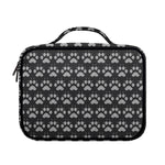 Grey And White Paw Knitted Pattern Print Briefcase Bible Bag