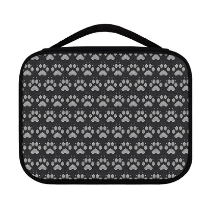 Grey And White Paw Knitted Pattern Print Classic Bible Case