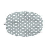 Grey And White Polka Dot Pattern Print Car Side Mirror Covers