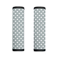 Grey And White Polka Dot Pattern Print Handle Covers