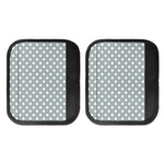 Grey And White Polka Dot Pattern Print Handle Covers