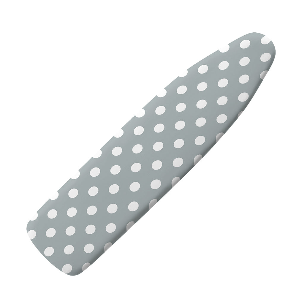 Grey And White Polka Dot Pattern Print Ironing Board Cover