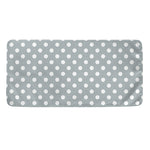 Grey And White Polka Dot Pattern Print Towel