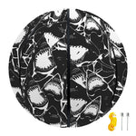 Grey And White Shark Pattern Print Basketball
