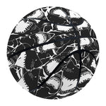 Grey And White Shark Pattern Print Basketball
