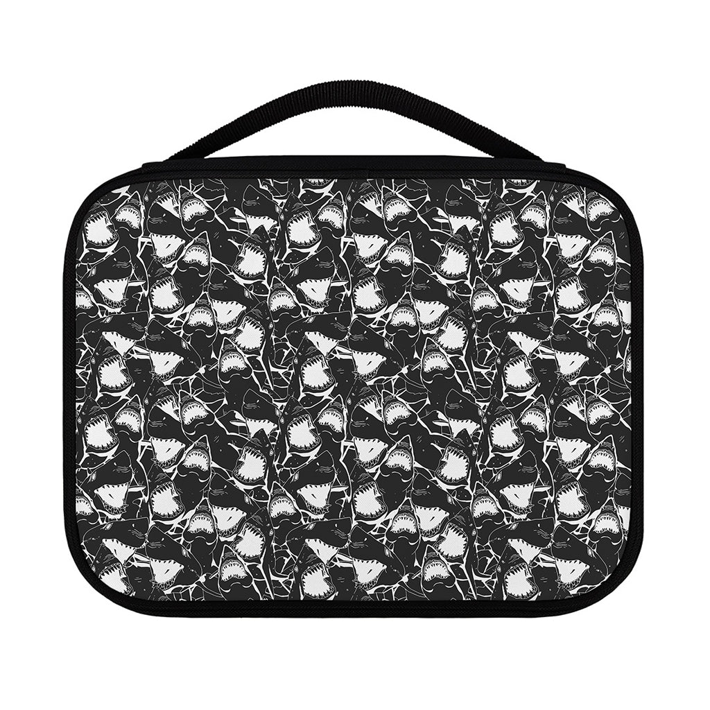 Grey And White Shark Pattern Print Classic Bible Case