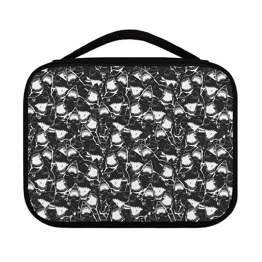 Grey And White Shark Pattern Print Classic Bible Case