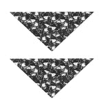 Grey And White Shark Pattern Print Dog Bandana