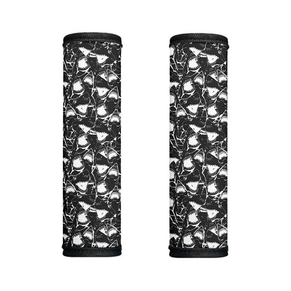 Grey And White Shark Pattern Print Handle Covers