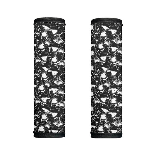 Grey And White Shark Pattern Print Handle Covers