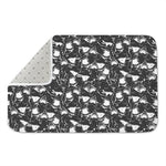 Grey And White Shark Pattern Print Indoor Door Mat