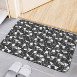 Grey And White Shark Pattern Print Indoor Door Mat
