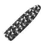 Grey And White Shark Pattern Print Ironing Board Cover